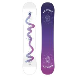 Gravity Sirene White 24/25 snowboard + Gravity Fenix white/lavender vázání + Gravity Aura Atop white/levander boty + sleva 400,- na příslušenství