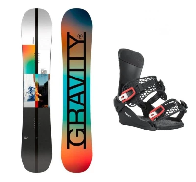 Gravity Symbol 25/26 pánský snowboard + Gravity Drift black/red vázání + sleva 600,- na příslušenství Gravity Symbol 25/26 pánský snowboard + Gravity Drift black/red vázání + sleva 600,- na příslušenství