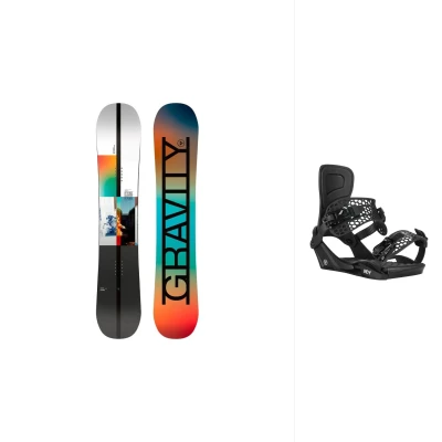 Gravity Symbol 25/26 pánský snowboard + Gravity Indy black vázání