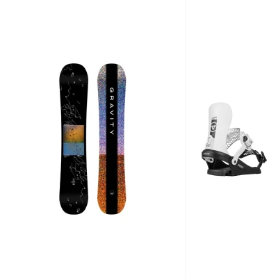 Gravity Symbol 26/27 pánský snowboard + Gravity Drift black/white snowboardové vázání