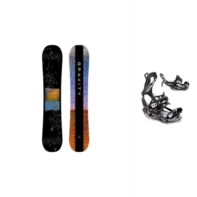 Gravity Symbol 26/27 pánský snowboard + Raven Fastec FT360 black snowboardové vázání