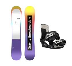 Gravity Thunder Jr juniorský snowboard + Gravity Wildcat black viazanie