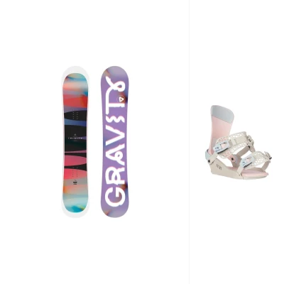 Gravity Trinity 25/26 dámský snowboard + Gravity Fenix candy dámské vázání