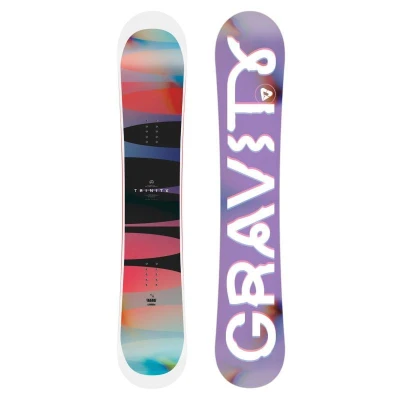 Gravity Trinity 25/26 dámský snowboard + Gravity Fenix candy vázání + Gravity Aura Atop white obuv + sleva 1000,- na příslušenství