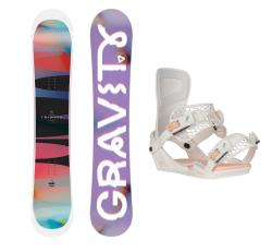 Gravity Trinity 25/26 dámský snowboard + Gravity Rise white 25/26 vázání + sleva 600,- na příslušenství