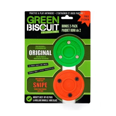 Green Biscuit Puk Bonus 2-Pack Orange