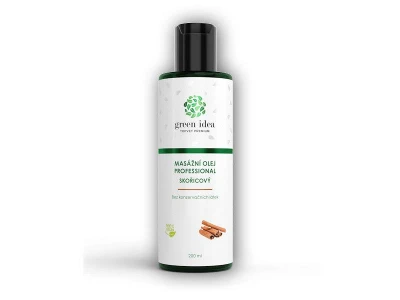 Green Idea Skořicový masážní olej 200ml Green Idea Skořicový masážní olej 200ml