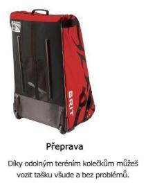 Grit HYFX Black YTH dětská hokejová taška POUZE černá, Dětská, 30 (VÝPRODEJ)