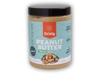 Grizly 100% Arašídový krém jemný 1000g Grizly 100% Arašídový krém jemný 1000g