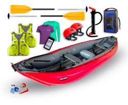 Gumotex Baraka SET 3 nafukovací kanoe (včetně pádel, vest, pumpy, obalu, lepení) + sleva 1500,- na příslušenství