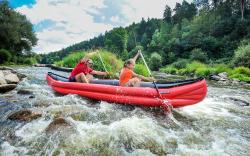 Gumotex Scout Standart SET 2 kanoe (v ceně 2x pádla, 2x vesta, 2x triko, pumpa, vak, lepení) + sleva 1000,- na příslušenství