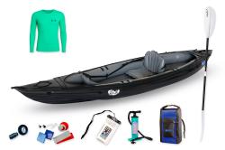 Gumotex Rush 1 SET - 1 nafukovací kajak (v ceně: pádlo, pumpa, obal na mobil, vak na loď) + sleva 1500,- na příslušenství