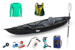 Gumotex Rush 1 SET - 2 (v ceně : pádlo 2.díl + vesta + obal na mobil + pumpa Bravo 4L + vodotěsný vak 80L + lepení)