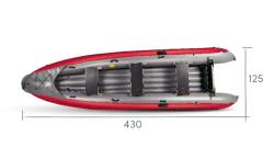 Gumotex Ruby XL nafukovací kanoe + sleva 1500,- na příslušenství