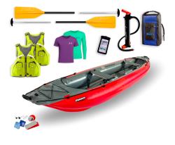 Gumotex Pálava 400 SET - 2 kanoe (v ceně 2x pádlo,2x vesta, pumpa, obal na doklady, sada lepení) + sleva 500,- na příslušenství