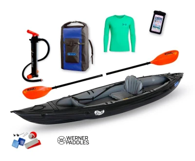 Gumotex Rush 1 SET - 1 nafukovací kajak (v ceně: pádlo, pumpa, obal na mobil, vak na loď) + sleva 1500,- na příslušenství