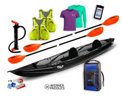 Gumotex RUSH 2 SET II. (v setu: 2x pádlo, 2x vesty, trika, pumpa, obal) - nafukovací kajak + sleva 500,- na příslušenství