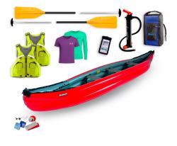 Gumotex Scout Standart SET 2 kanoe (v cene 2x pádlá, 2x vesta, 2x tričko, pumpa, vak, lepenie) + zľava 40 € na príslušenstvo