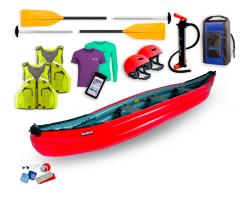 Gumotex Scout Standart SET 3 kanoe (v cene 2x pádlá, 2x vesty, pumpa, vak, lepenie) + zľava 40 € na príslušenstvo