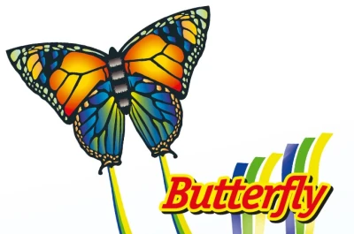 Günther Butterfly 95x63 cm drak