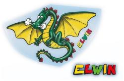 ELWIN 92x62 cm drak