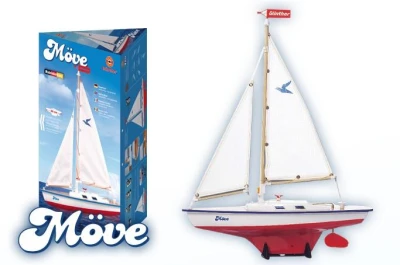 Model plachetnice pro děti MÖVE 39 x 50 cm (dřevo)