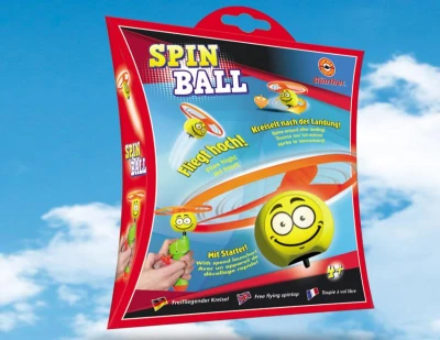 Günther Spin Ball žluto-oranžová vystřelovací vrtulka