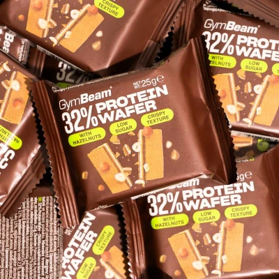 GymBeam 32% Protein Wafer 16 x 25 g