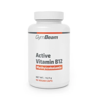 GymBeam Aktivní vitamín B12 (Methylkobalamin) 90 kaps. (VÝPRODEJ)
