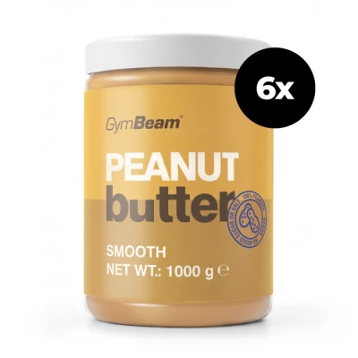 GymBeam Arašídové máslo 6 x 1000 g