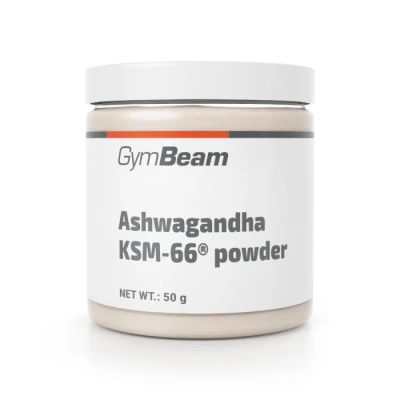 GymBeam Ashwagandha KSM-66 prášek 50 g