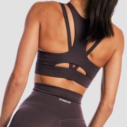 GymBeam Aura Sports Bra Tee Brown