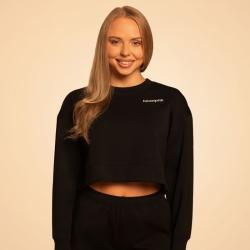 GymBeam BeastPink Dámská mikina Grace Black