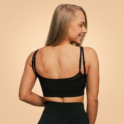 BeastPink Sportovní podprsenka Breeze Black