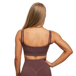 GymBeam BeastPink Sportovní podprsenka Breeze Mulberry