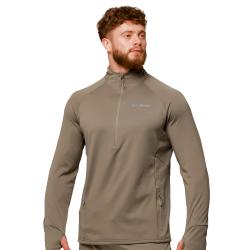 GymBeam Pulse 1/2 Zip Running Sweatshirt Vetiver