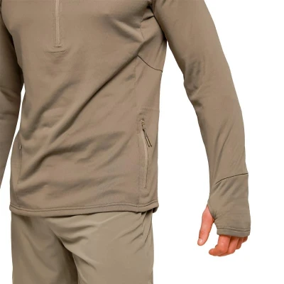 GymBeam Pulse 1/2 Zip Running Sweatshirt Vetiver