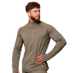 GymBeam Pulse 1/2 Zip Running Sweatshirt Vetiver