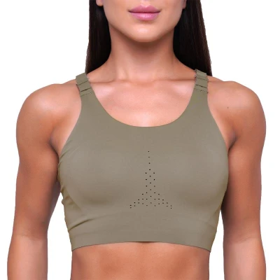 GymBeam Pulse Running Sports Bra Vetiver