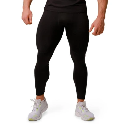 GymBeam Pulse Black pánské běžecké legíny