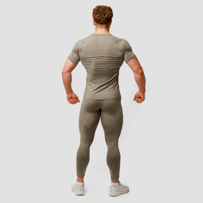 GymBeam Běžecké legíny Pulse Vetiver