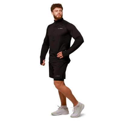 GymBeam Běžecké šortky 2in1 Pulse Black