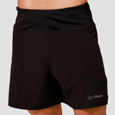 GymBeam Běžecké šortky 2in1 Pulse Black