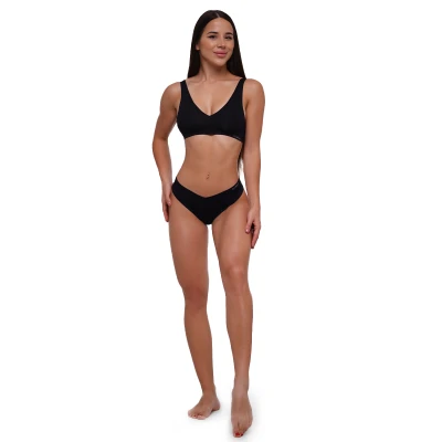 GymBeam Bezešvá podprsenka Black