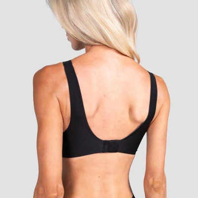 GymBeam Bezešvá podprsenka Comfy Black