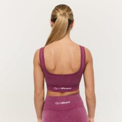GymBeam Bezešvá športová podprsenka Lift Plum