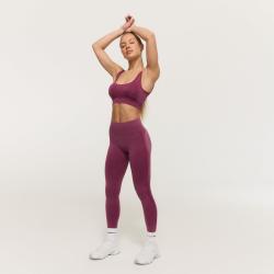 GymBeam Bezešvá športová podprsenka Lift Plum
