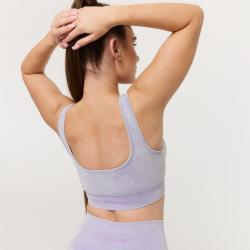 GymBeam Bezešvá sportovní podprsenka Lift Violet