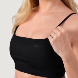 GymBeam Bezešvá športová podprsenka NEO Black