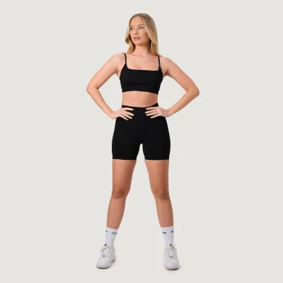GymBeam Bezešvá sportovní podprsenka NEO Black